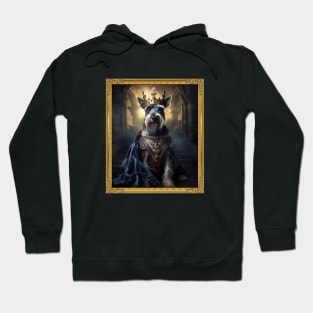 Majestic Miniature Schnauzer - Medieval German King (Framed) Hoodie